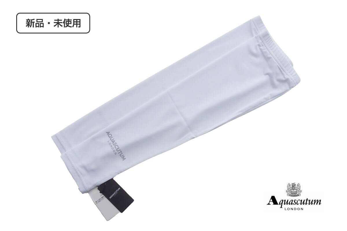 送料無料★新品|未使用|アクアスキュータム|Aquascutum|AQロゴアームカバー|レディースゴルフウェア|WH拍卖