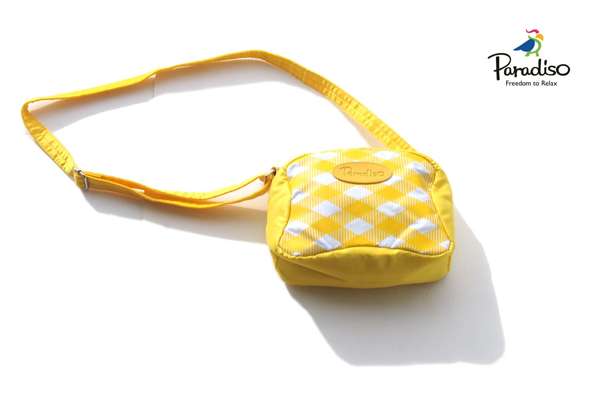 送料無料★【中古】パラディーソ|Paradiso|チェック柄ショルダーバッグ拍卖