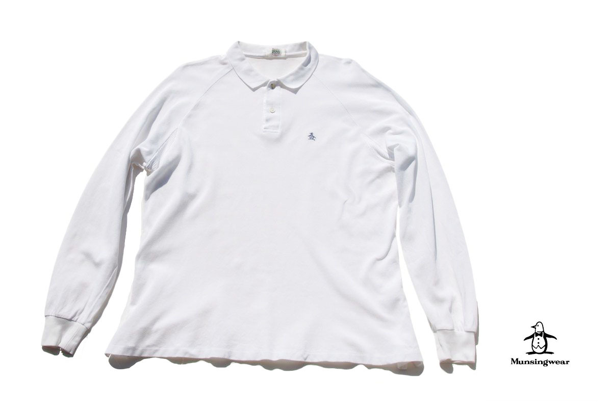 送料無料★【中古】マンシングウェア|Munsingwear|長袖ポロシャツ|メンズゴルフウェア|Gland Slam 1886|LL拍卖