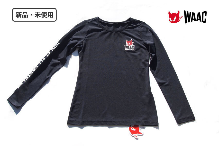 送料無料★新品|未使用|ワック|WAAC|クルーネック長袖シャツ|レディース|01拍卖