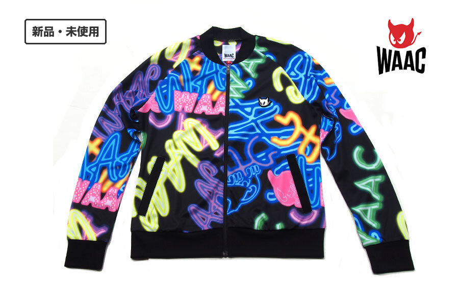 送料無料★新品|未使用|ワック|WAAC|ネオンプリント ブルゾン|レディースゴルフウェア|2拍卖