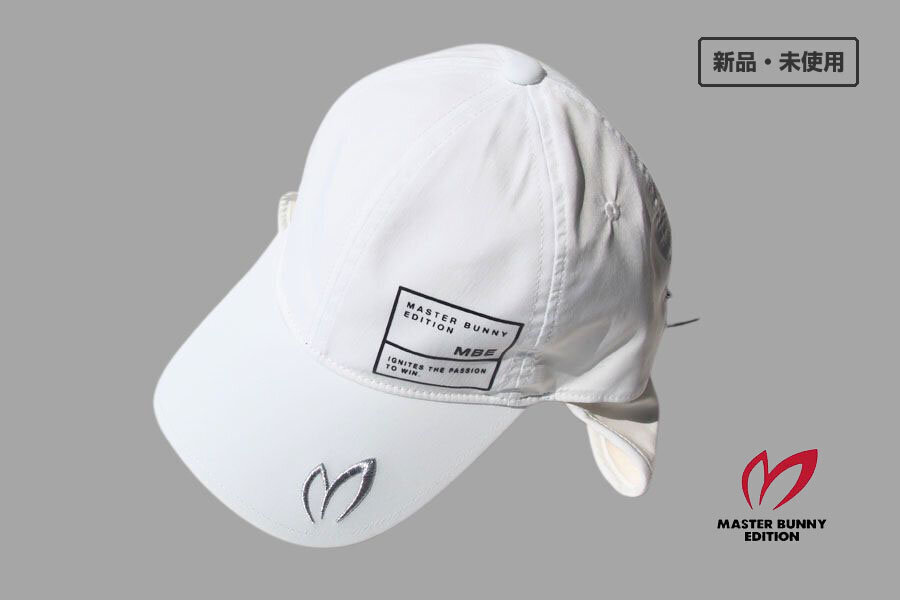 送料無料★新品|未使用|マスターバニーエディション|MASTER BUNNY EDITION|裏起毛耳当て付きキャップ |ホワイト拍卖