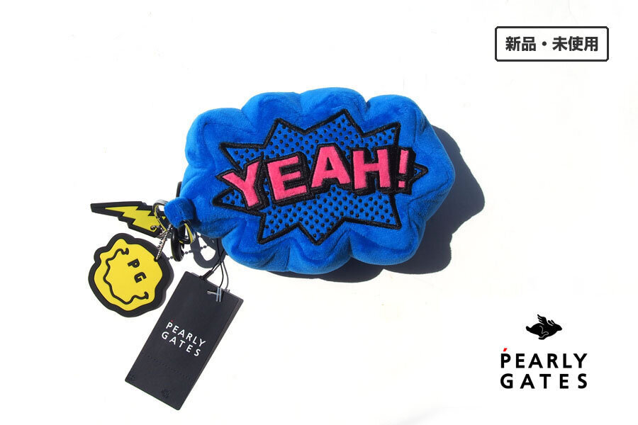 送料無料★新品|未使用|パーリーゲイツ|pearly gates|吹き出し型ぬいぐるみボールポーチ|Electric shockシリーズ拍卖
