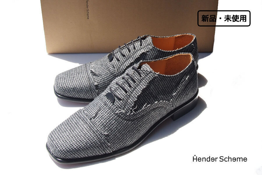 送料無料★新品|未使用|エンダースキーマ|Hender Scheme|内羽根ドレスシューズ|square balmoral|3拍卖