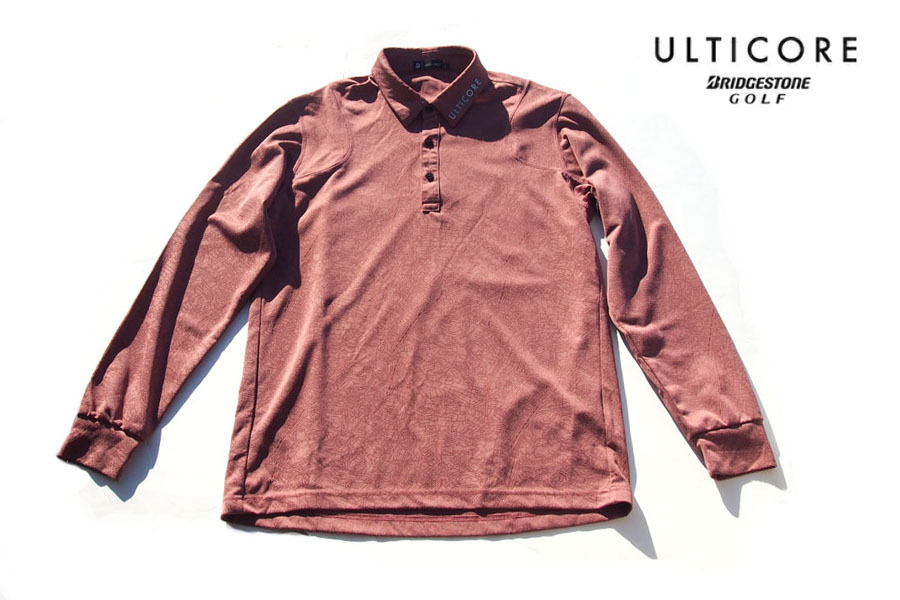 送料無料★【中古】ブリヂストン ゴルフ|Bridgestone Golf|ULTICORE|長袖ポロシャツ|メンズゴルフウェア|L拍卖