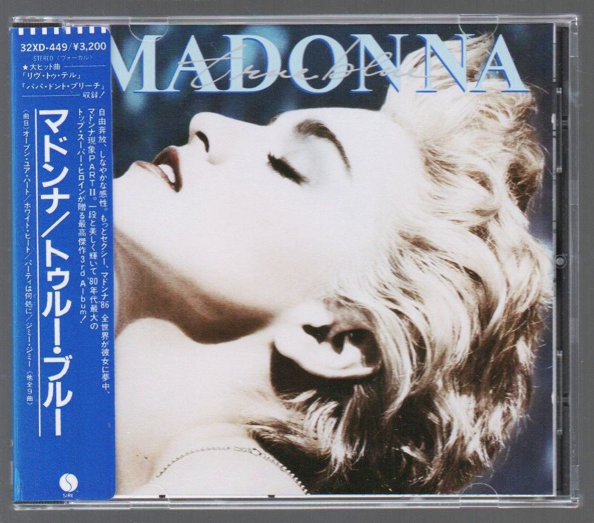 ■マドンナ(MADONNA)■3rdアルバム■「トゥルー・ブルー(TRUE BLUE)」■SANYOプレス盤■品番:32XD-449■1986/8/25発売■シール帯付■美品■拍卖