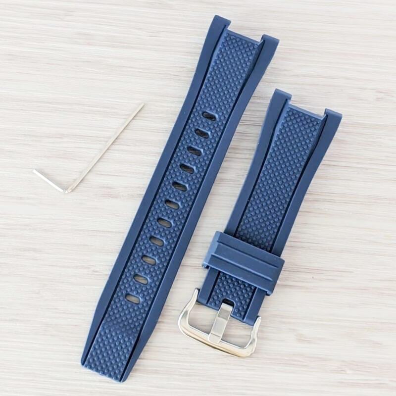 G-SHOCK G-STEEL GSTシリーズ 交換用ベルト 青(ブルー) バンド幅:26mm - 送料無料拍卖