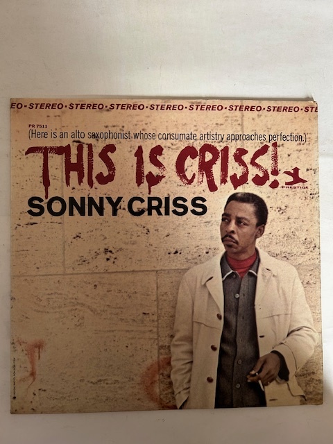 ■USオリジ■SONNY CRISS-ソニー・クリス/THIS IS CRISS! 1966年 米PRESTIGE 特価&即決!拍卖