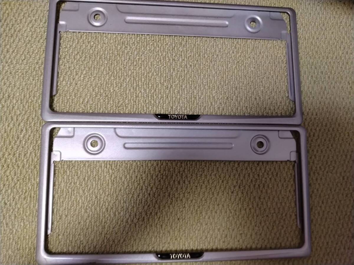 ★『トヨタ純正用品 ナンバーフレーム』★拍卖