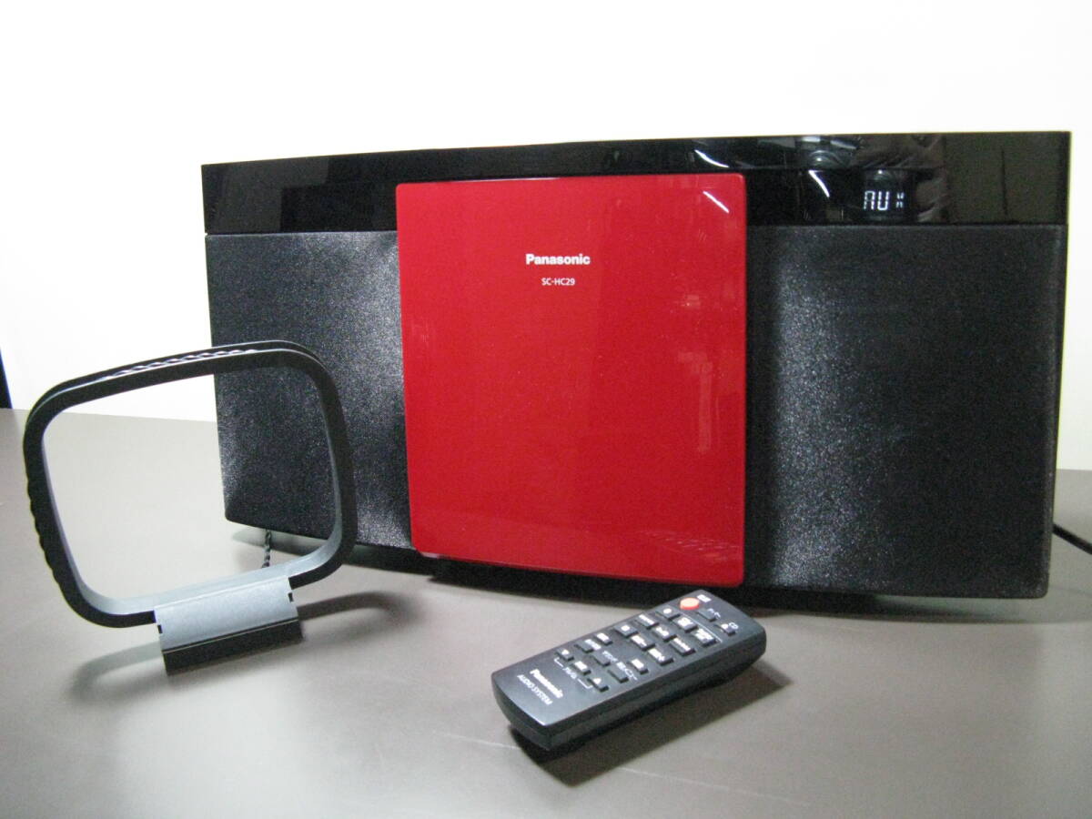 Panasonic Compact Stereo System SC-HC29(R) パナソニック コンパクトステレオシステム ジャンク扱い拍卖