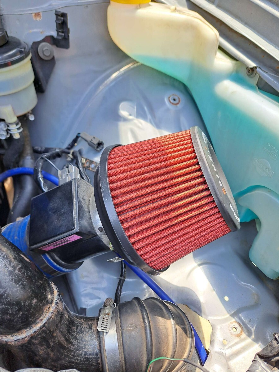 RB25DET RB25DE RB20DE 社外 キノコ エアークリーナー 新品 純正エアフロセンサー対応 ネジ留め ECR33 日産 er34 c35 z32エアクリ拍卖