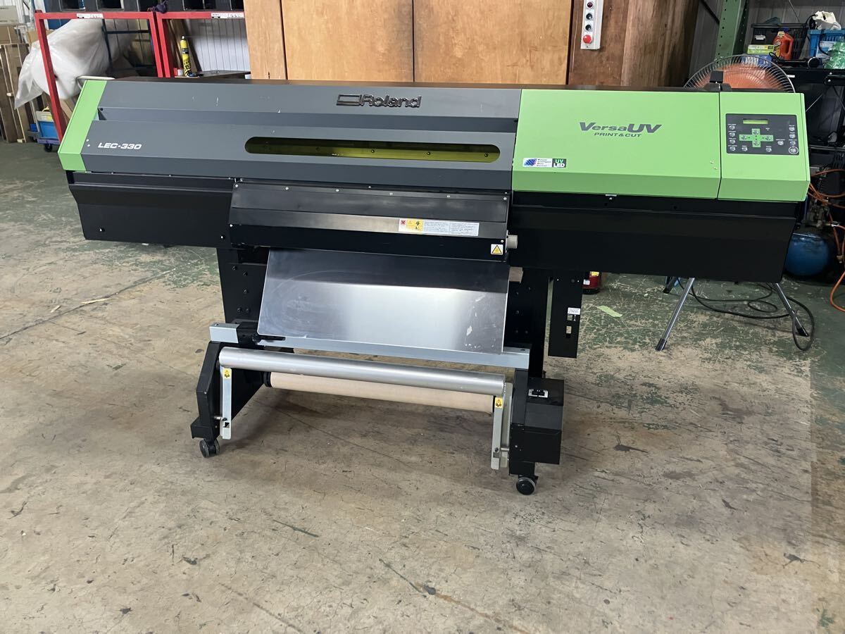 中古 Roland ローランド UVインクジェットプリンター VersaUV LEC-330 大判プロッター 引取り限定拍卖