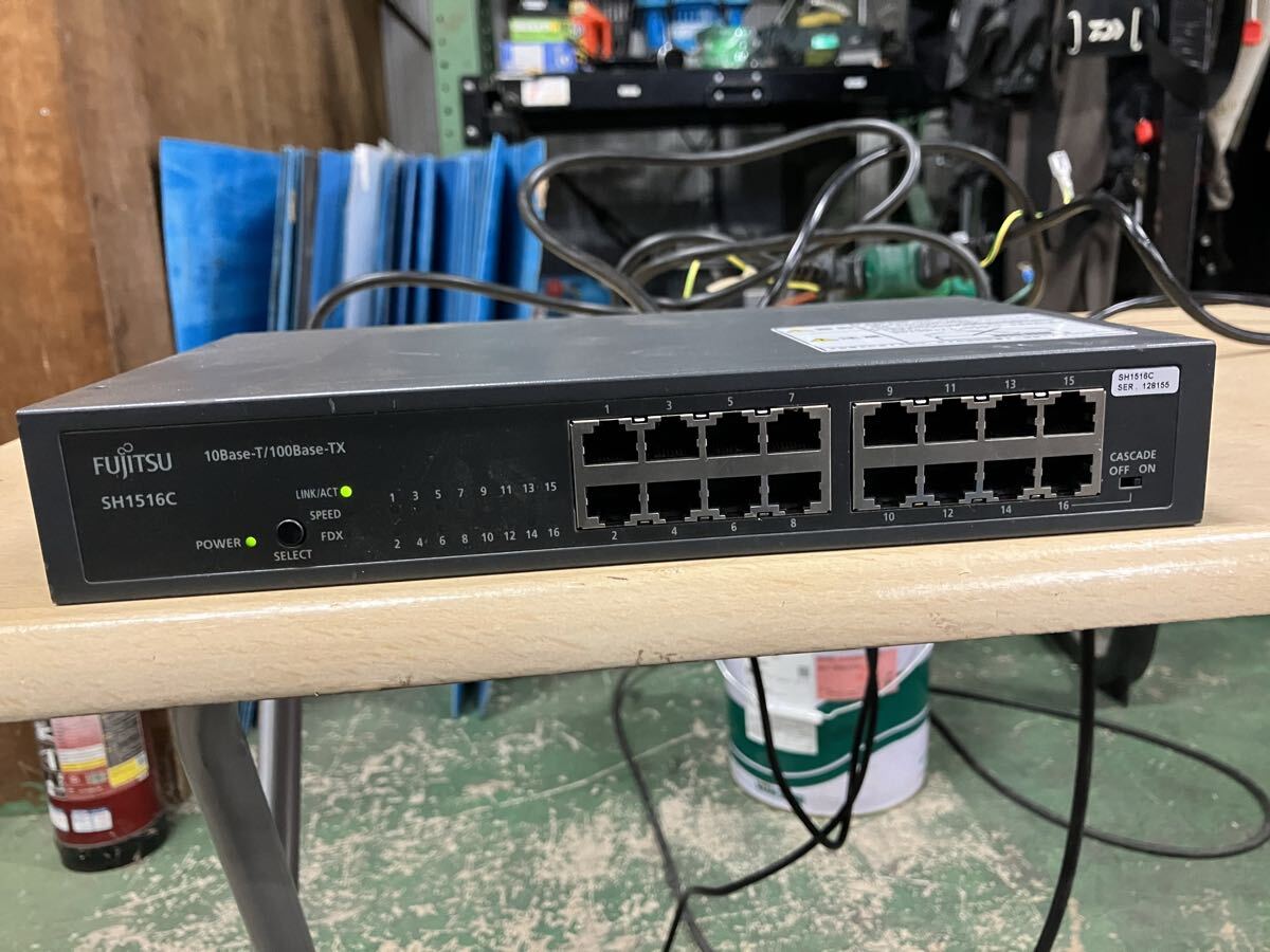 中古 FUJITSU 富士通 スタンダードスイッチングハブ SHシリーズ SH1516G拍卖