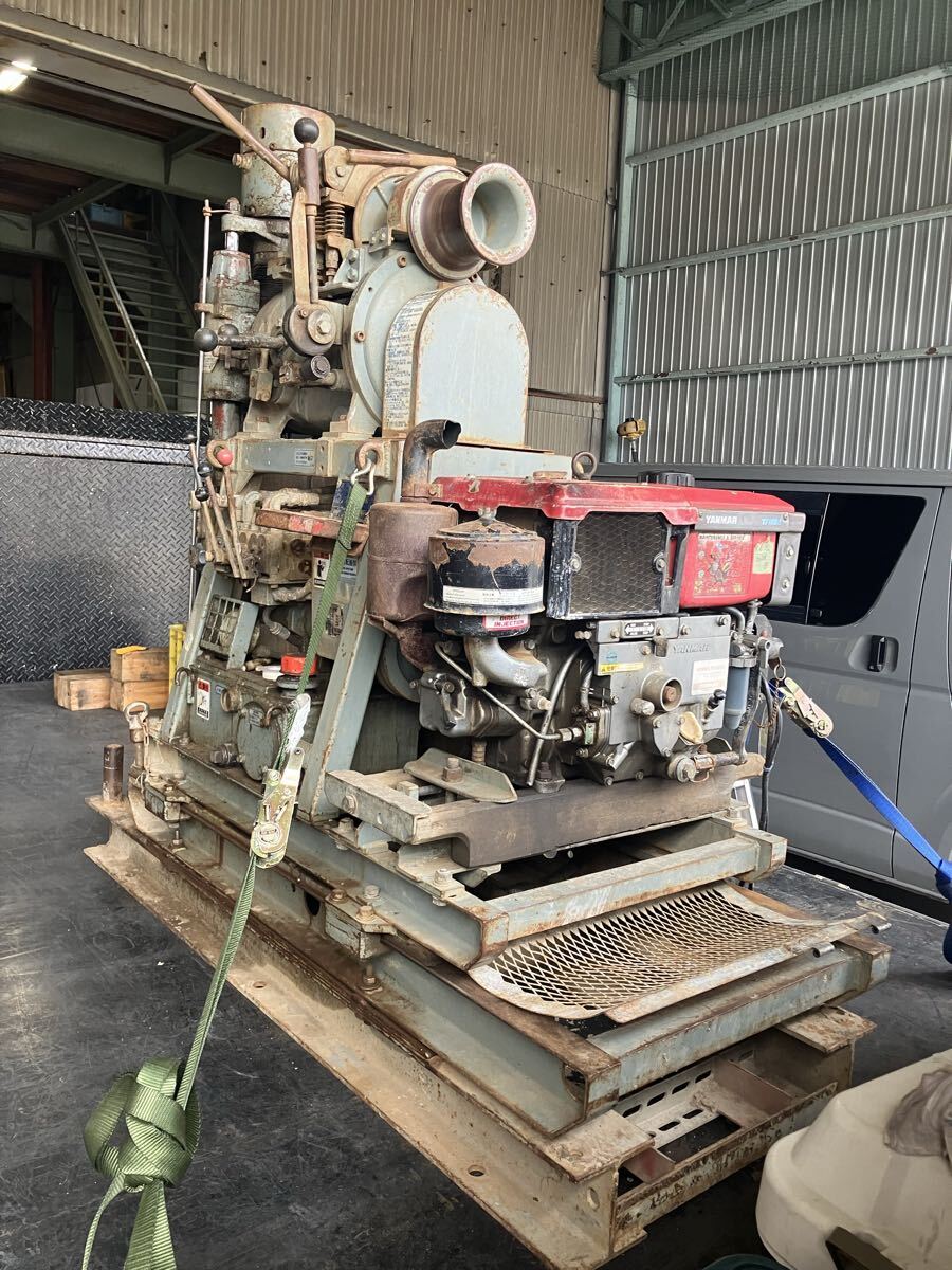 中古 東邦地下工機 ボーリングマシン D0-D型 D0-D(Ⅱ)2021年出荷 エンジン ヤンマー TF90M 水冷ディーゼルエンジン拍卖