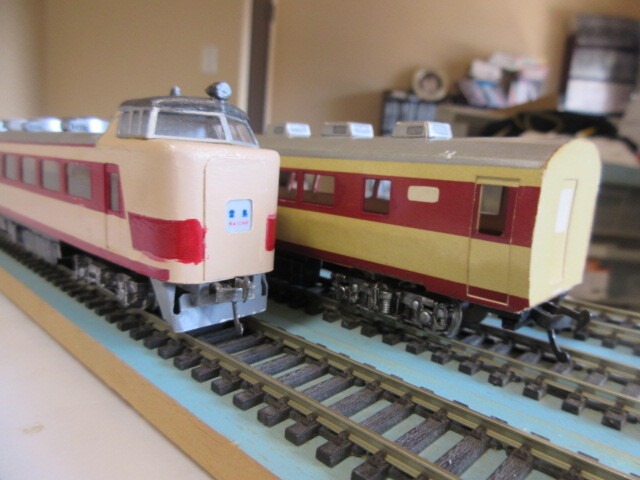 クハ481+α (485系特急形電車 2両セット) HOゲージ (ペーパー製 / キット組立品)拍卖