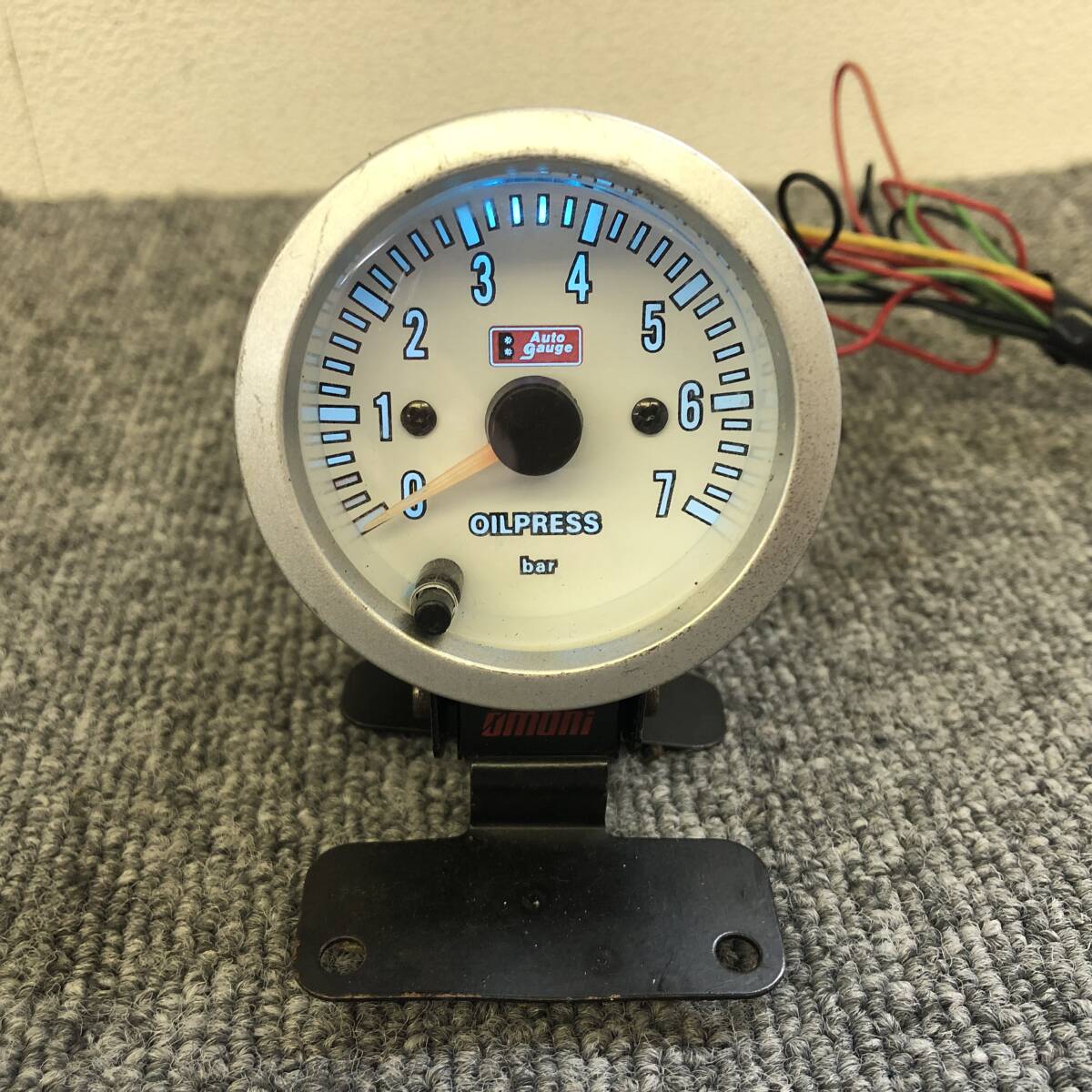 ★□2510-74K AutoGauge オートゲージ オイルプレッシャーゲージ 油圧計 52Φ 追加メーター拍卖