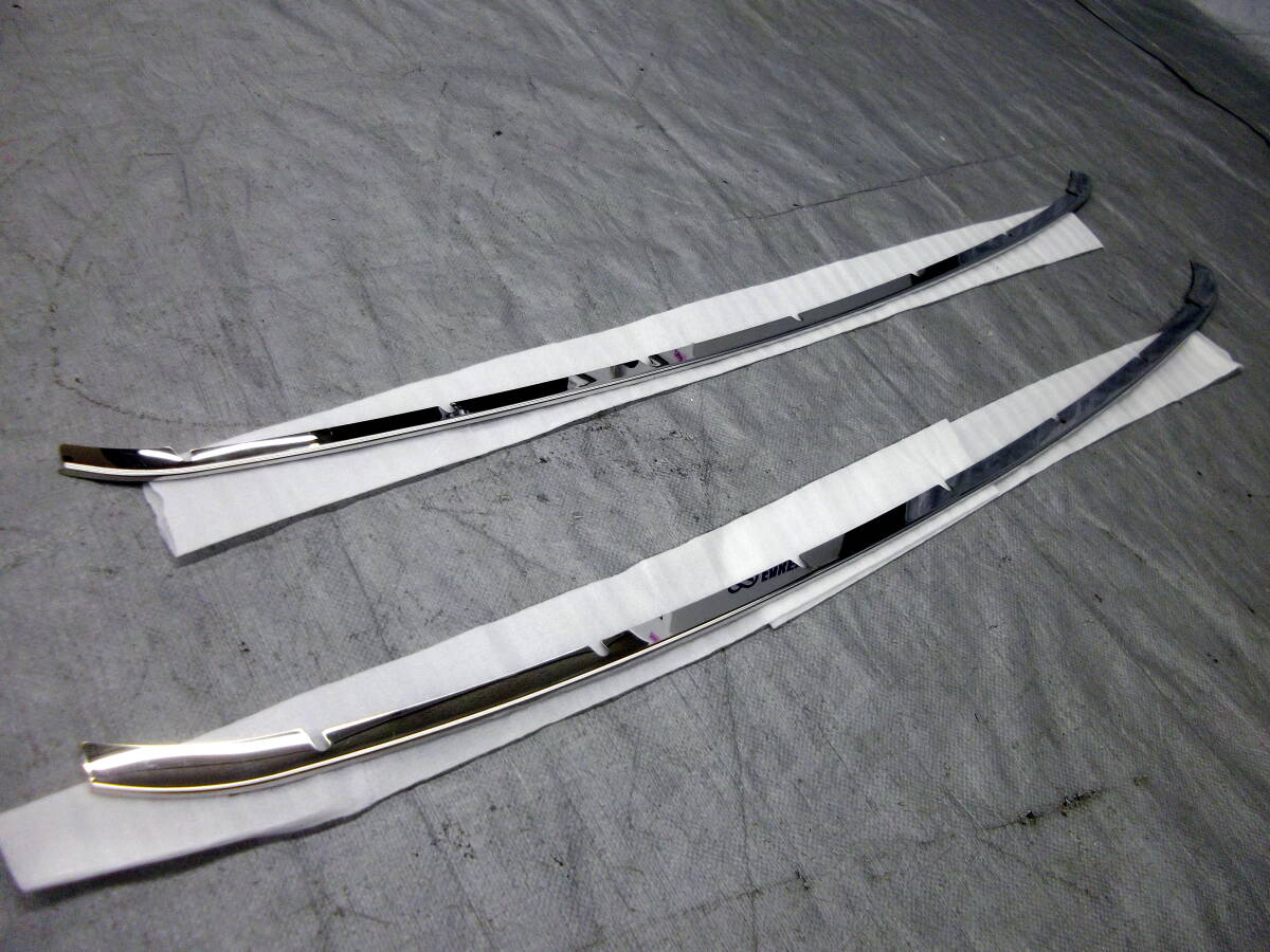 ★●2510-NT9L ZVW60 60系 PRIUS プリウス 社外 ステンレス製 鏡面仕上げ フロントバンパー ロアグリルカバー 2ピース 新品未使用品!拍卖