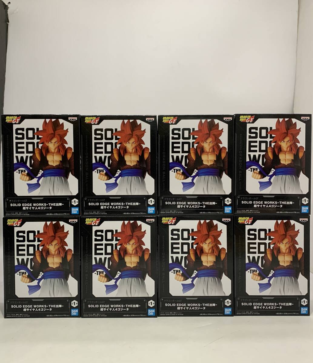 未開封 ドラゴンボール DRAGONBALL SOLID EDGE WORKS THE出陣 超サイヤ人4ゴジータ 8体拍卖