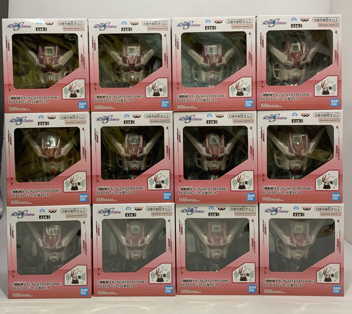 【未開封 12個セット】スピーカー ストライクルージュ ヘッド型スピーカー 「機動戦士ガンダムSEED FREEDOM」 BANDAI BANPRESTO拍卖