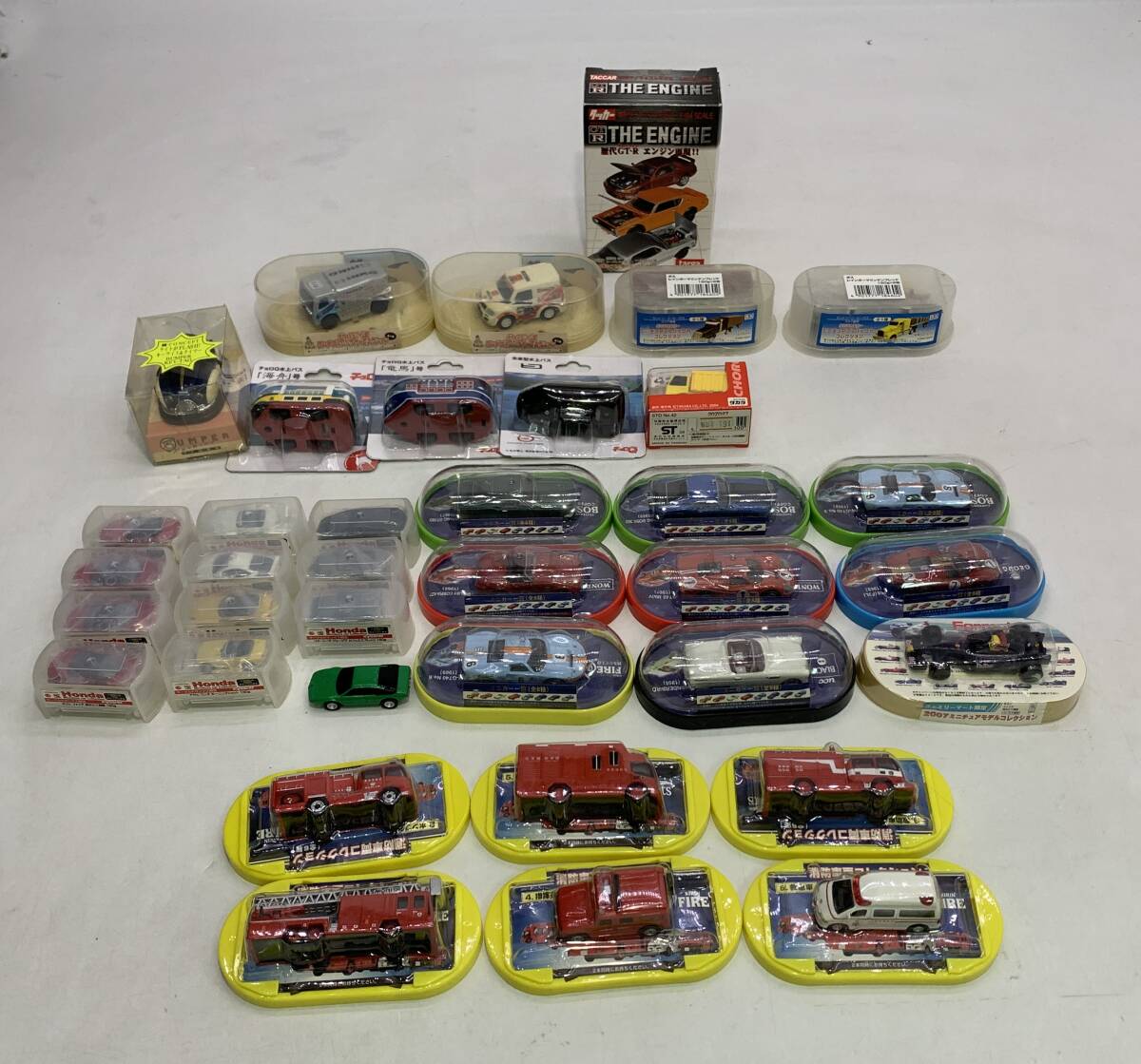 ジャンク 状態・動作未確認 ミニカー まとめ売り チョロQ KIRIN FIRE サントリー ボス キャンペーン品 など拍卖