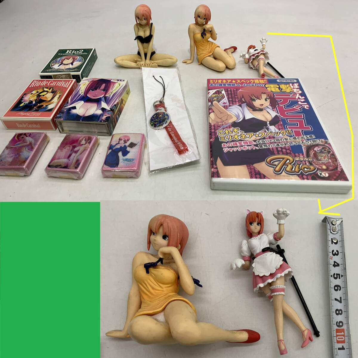 ジャンク リオデカーニバル スーパーブラックジャック グッズ フィギュア まとめ売り ジッポライター トランプ Rio de Carnival パチスロ拍卖