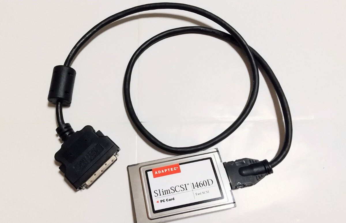 送料無料 ADAPTEC SCSI カード SlimSCSI 1460D+SCSIケーブル拍卖
