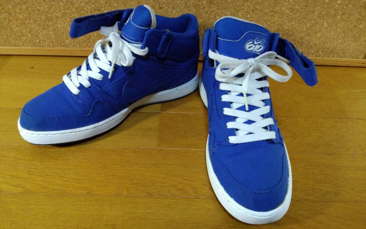 ナイキ NIKE ズーム モーガン スニーカー 26.5cm 青 送料1000円~拍卖