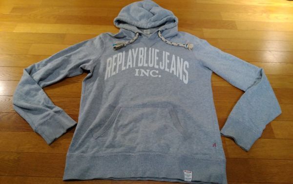 REPLAY リプレイ パーカー スウェット フーディ グレー 送料1000円~拍卖