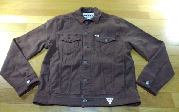 GUESS ゲス デニム ジージャン 茶 SIZE:S 送料1000円~拍卖