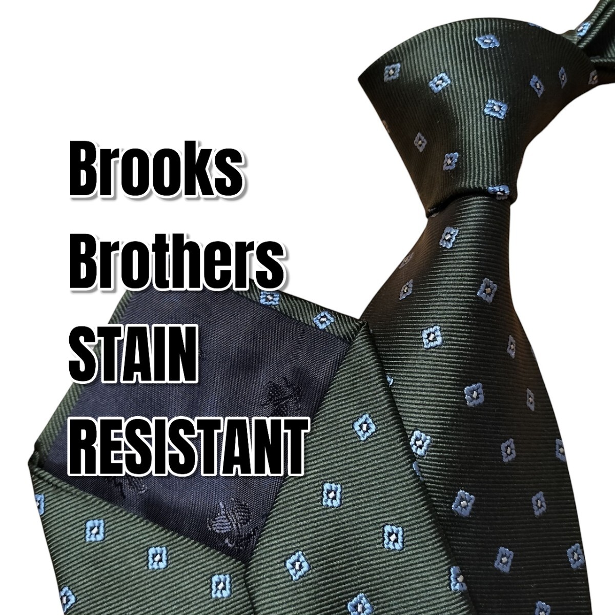 Brooks Brothers STAIN RESISTANT 総柄 USA製拍卖