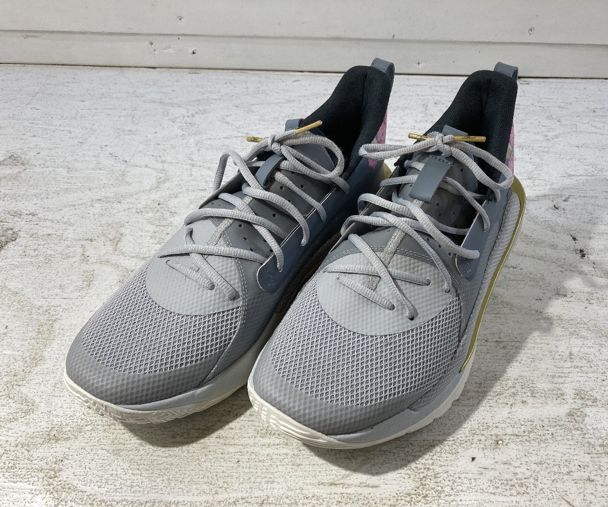 【紫波58-7-1024】【現状販売/80】UNDER ARMOUR Curry7 チャイニーズニューイヤー 28.5㎝拍卖