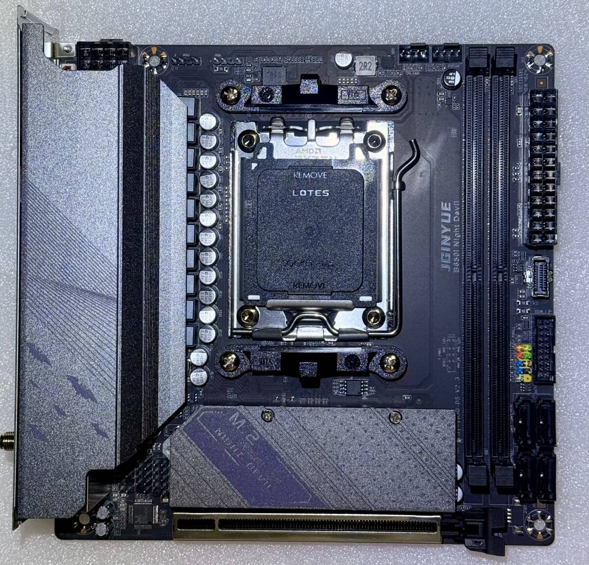 JGINYUE B650I NIGHT DEVIL ジャンク扱い AM5 マザーボード拍卖