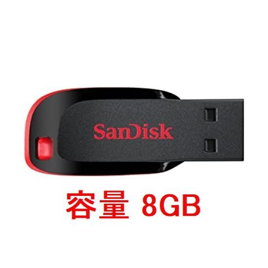 新品 SanDisk キャップレス USBフラッシュメモリー 8GB拍卖