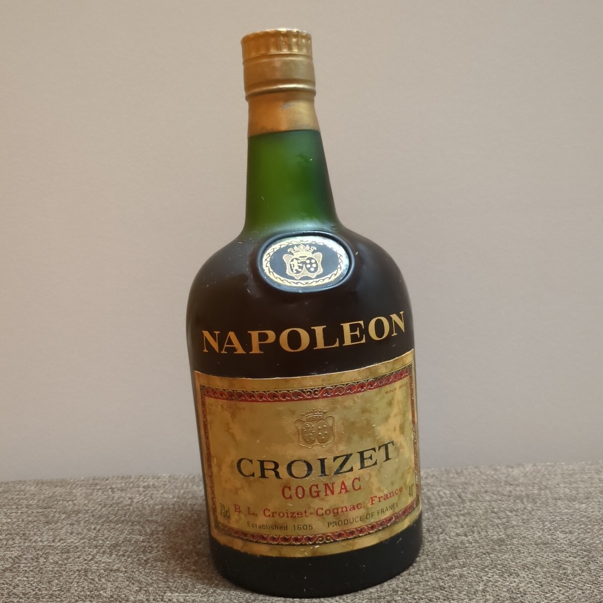 CROIZET(クロワゼ) NAPOLEON コニャック 40% 未開栓COGNAC NAPOLEON / Product of France拍卖