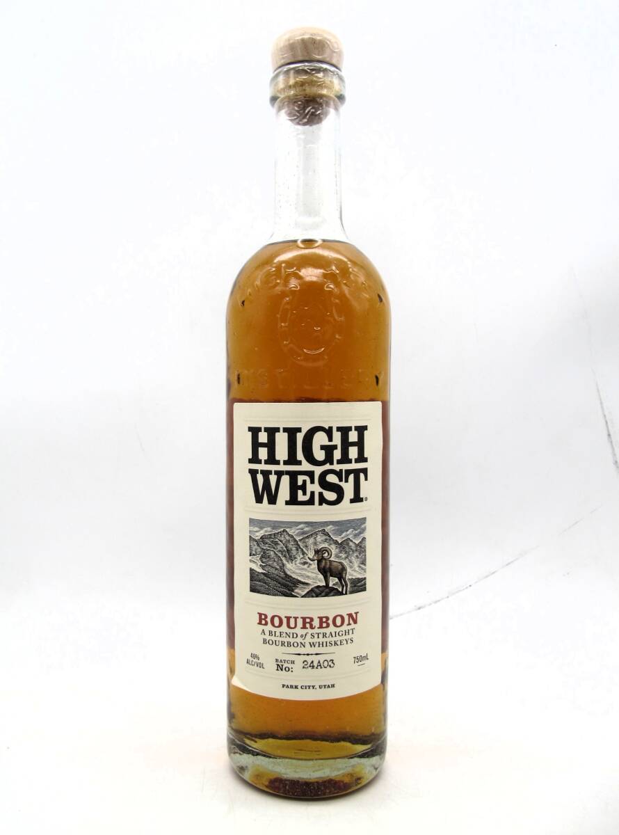 HIGH WEST ハイウエスト バーボンウイスキー 750ml 46%【未開栓・古酒】拍卖
