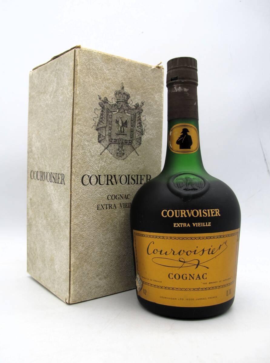 COURVOISIER クルボアジェ エクストラヴィエイユ コニャック ブランデー 700ml 40%【未開栓・古酒】拍卖