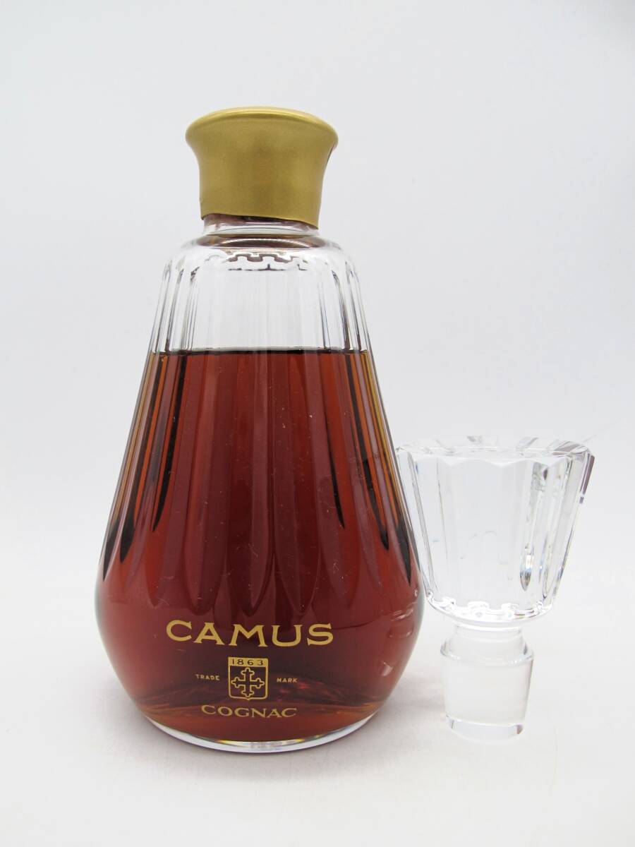 CAMUS カミュ カラフェ バカラ コニャック ブランデー 700ml 40%【未開栓・古酒】替え栓付き拍卖