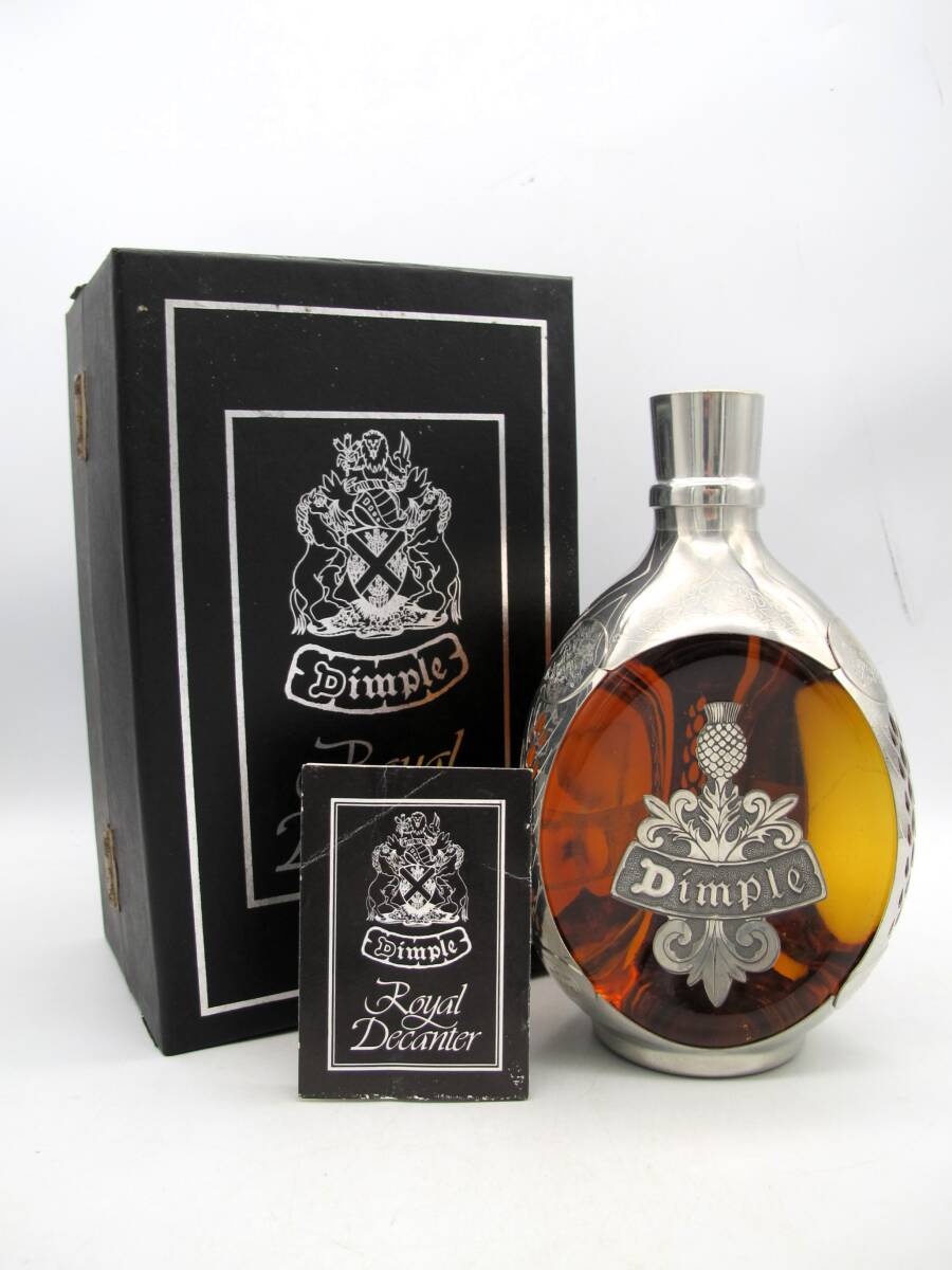Dimple ディンプル ロイヤルデキャンタ スコッチウイスキー 750ml 43%【未開栓・古酒】拍卖