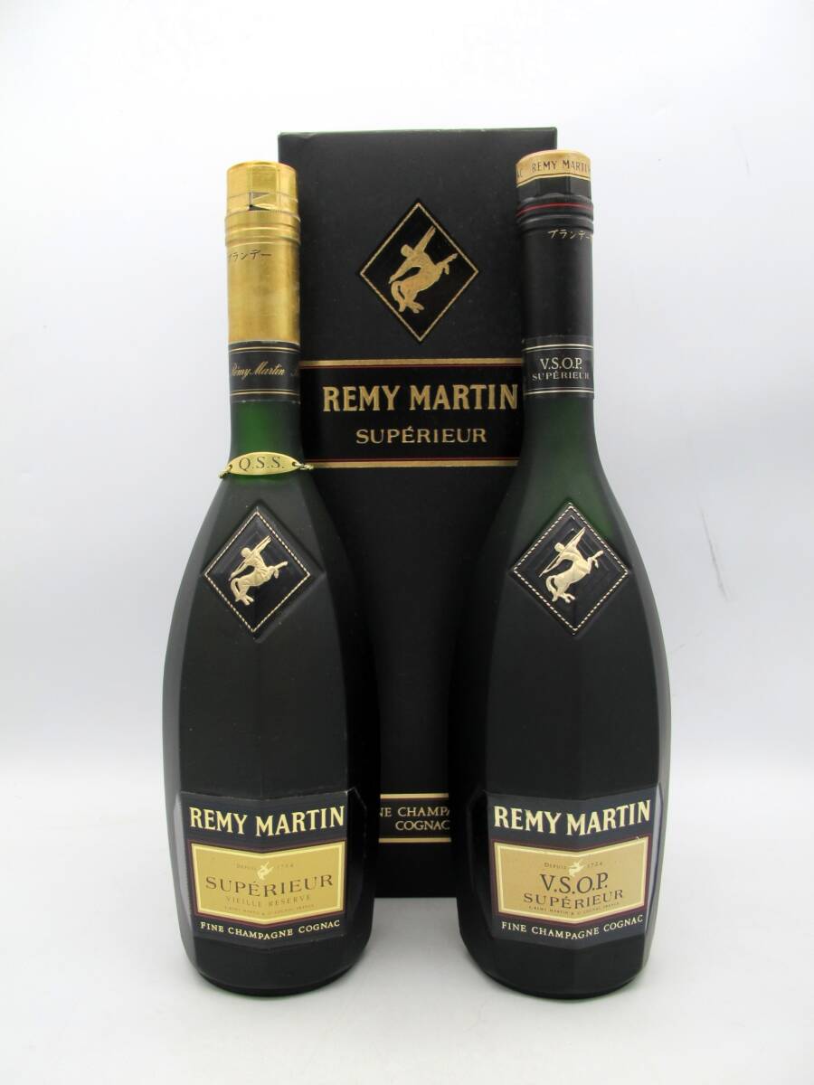 REMY MARTIN レミーマルタン QSS スペリオール/VSOP スペリオール ブランデー 700ml 40%【未開栓・古酒】2本セット拍卖