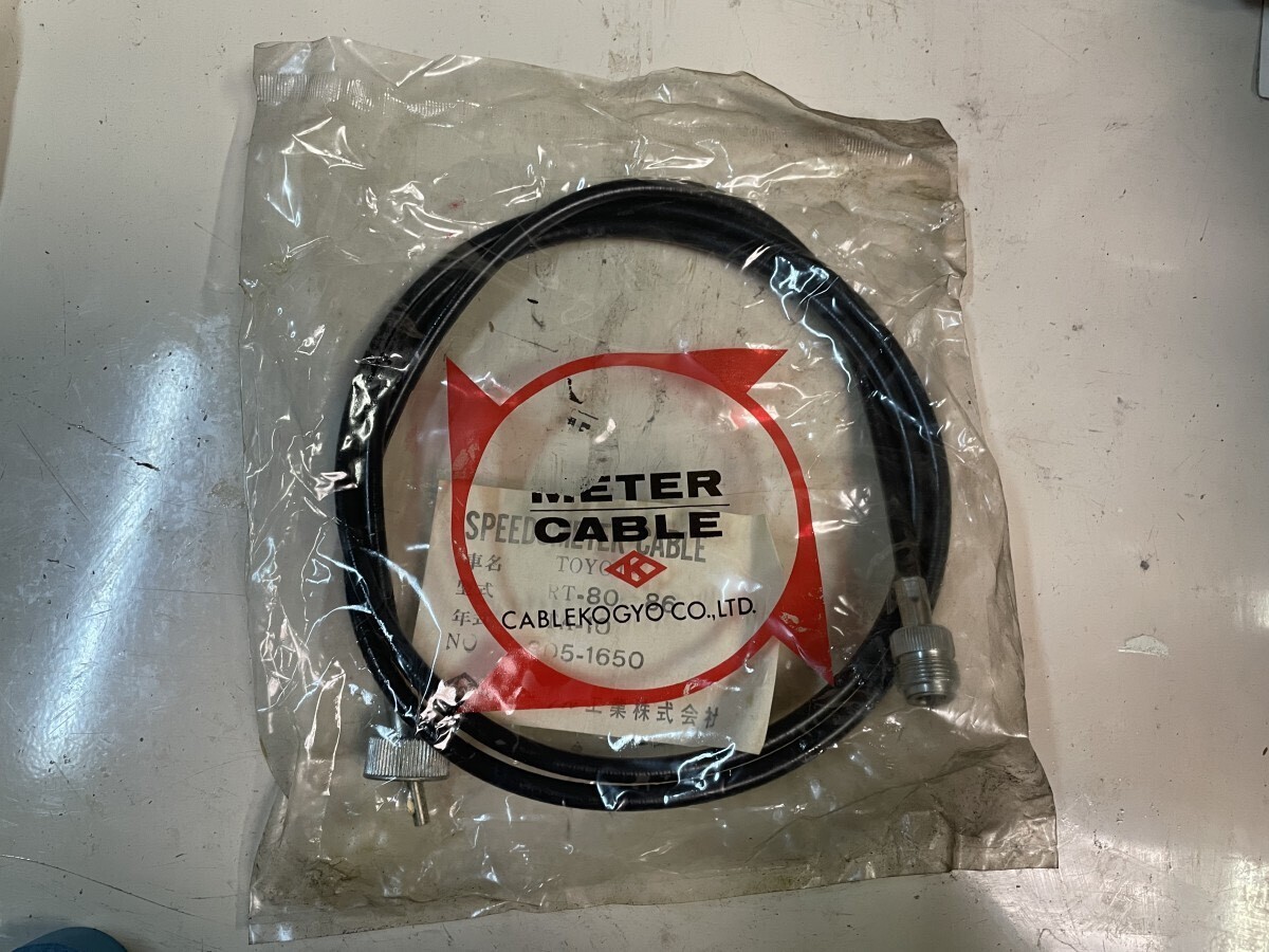 未使用保管品 旧車 TOYOTA コロナ RT80 RT86 カリーナ TA10 スピード メーター ケーブル 当時物 未開封 (4)拍卖