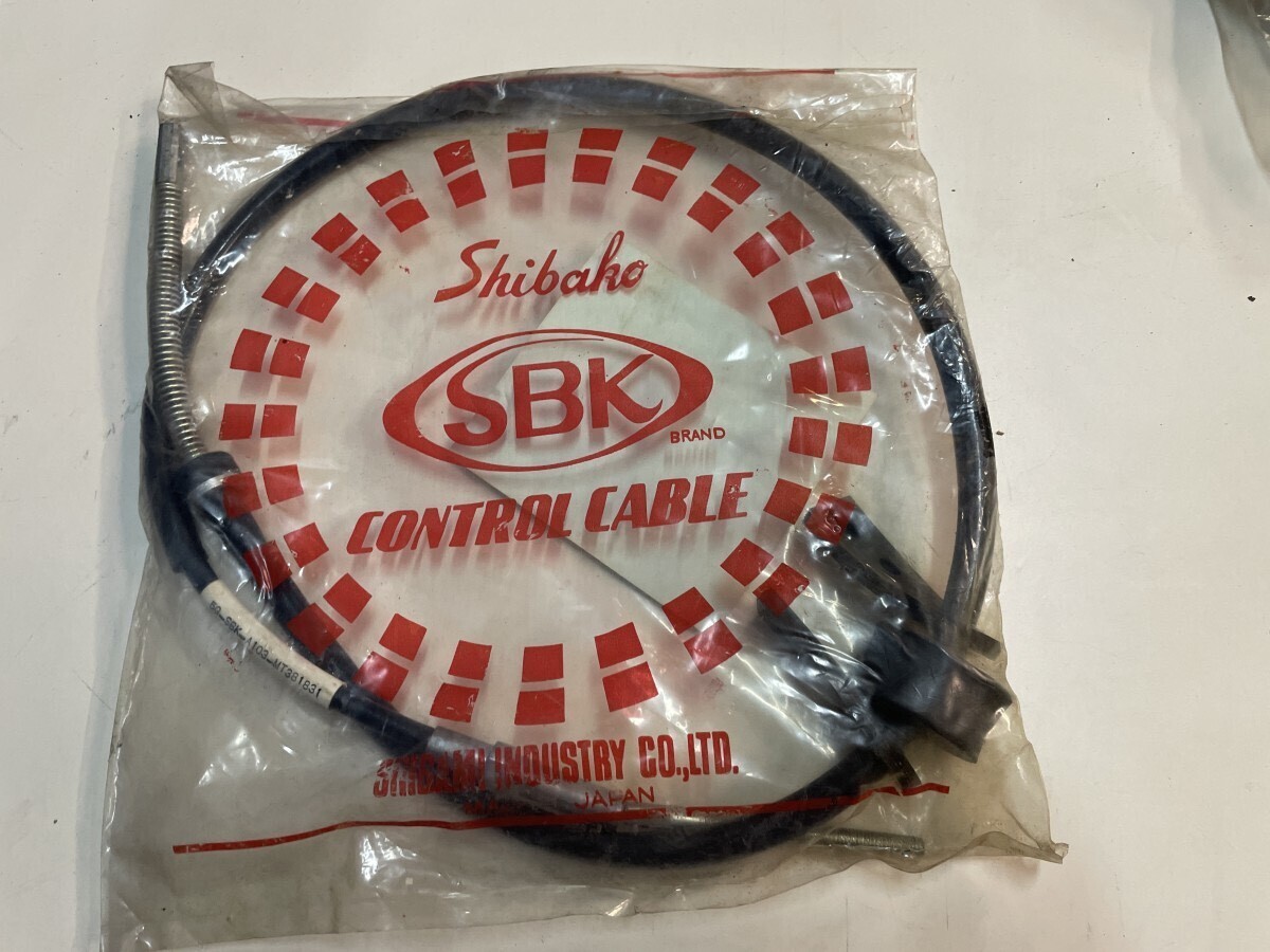 未使用保管品 旧車 三菱 ミニカF4 サイドブレーキ ワイヤー リア 当時物 未開封 (1)拍卖