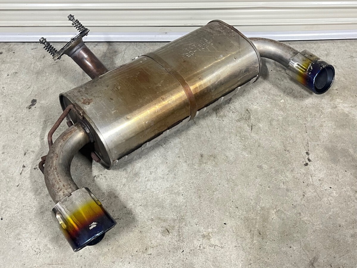 E21-05 純正マフラー ランサーエボリューション10 リアピースのみ ランエボ10 ランエボ ランサーエボ 三菱拍卖