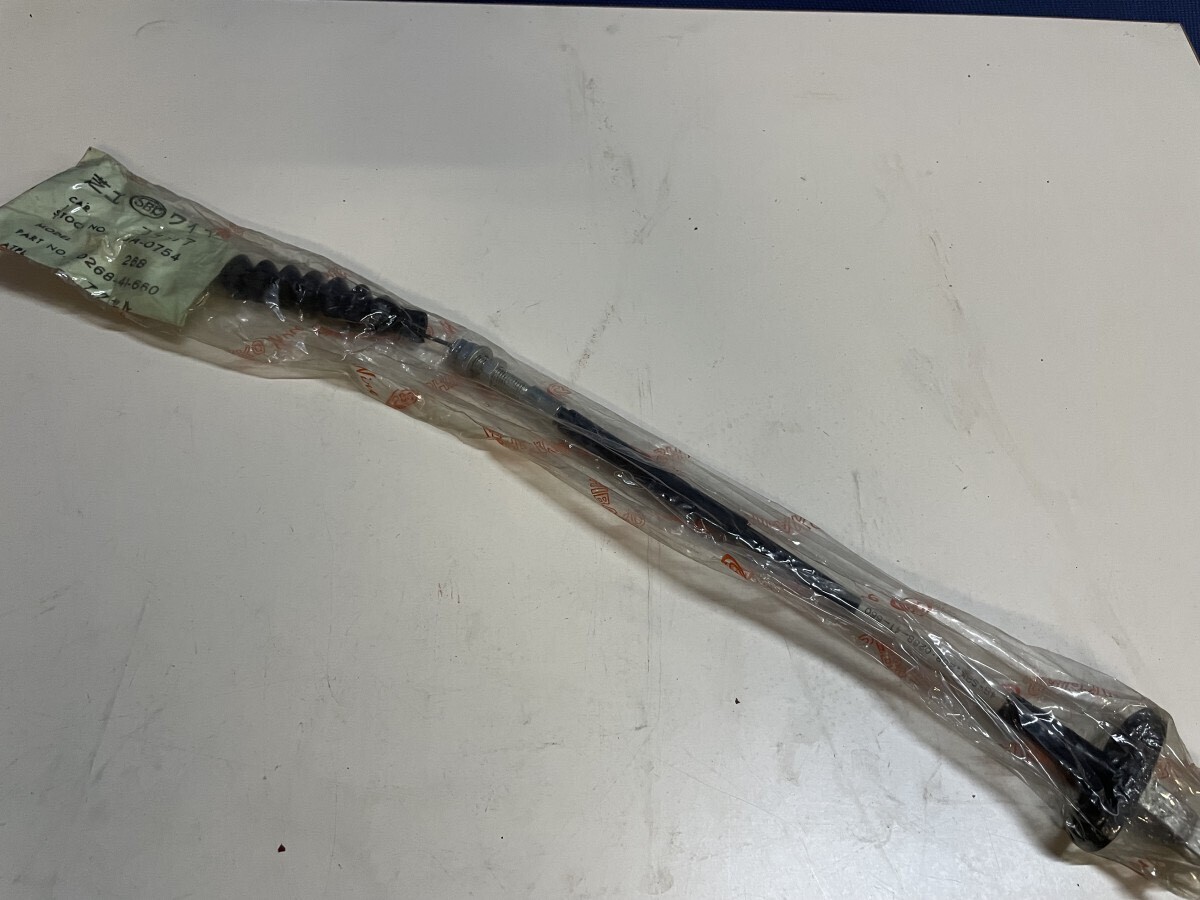 未使用保管品 旧車 MAZDA マツダ ファミリア 268 アクセル ワイヤー 当時物 未開封 (4)拍卖