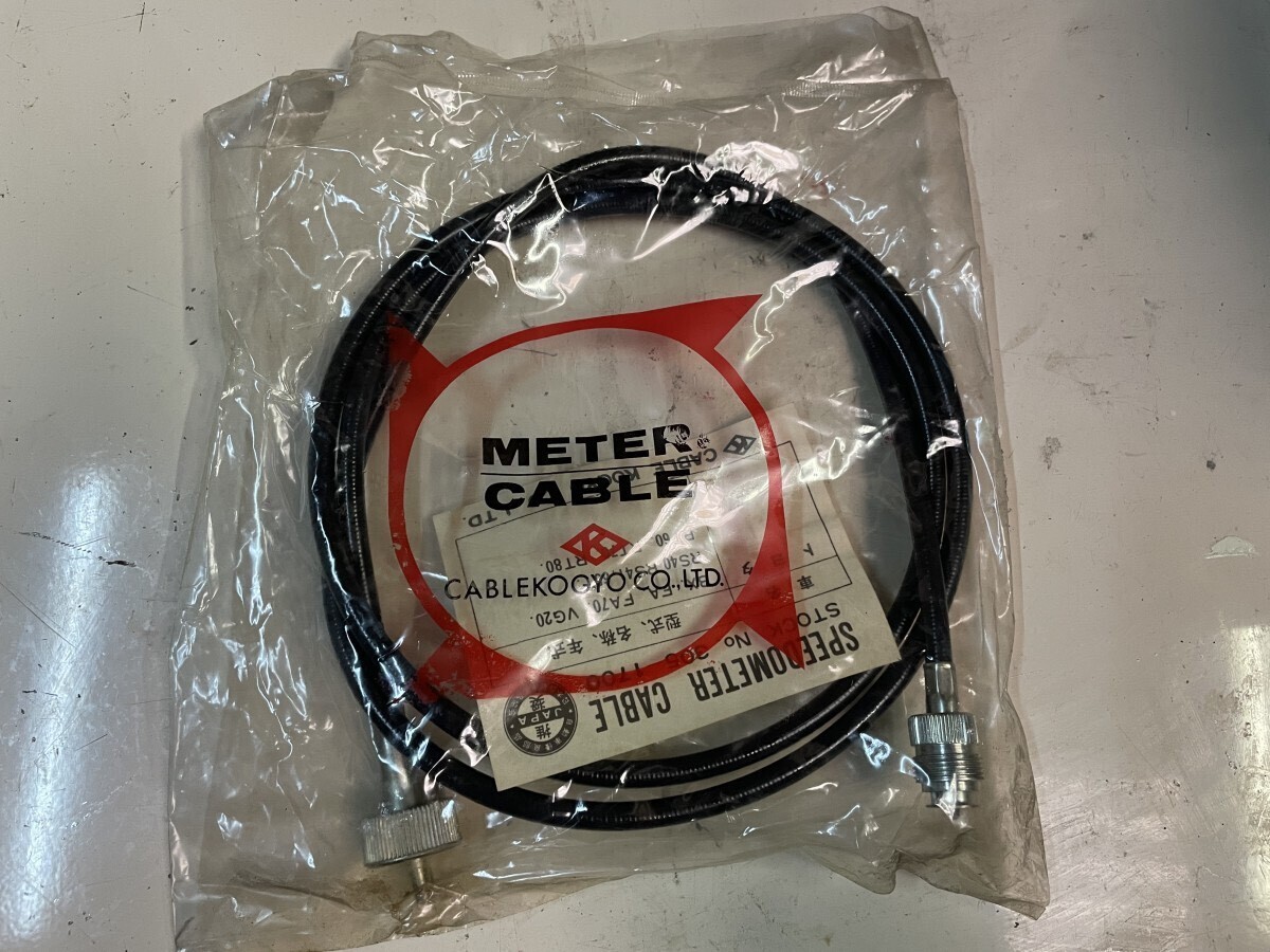 未使用保管品 旧車 TOYOTA BX型トラック コロナ マーク クラウン センチュリー スピード メーター ケーブル 当時物 未開封 (6)拍卖