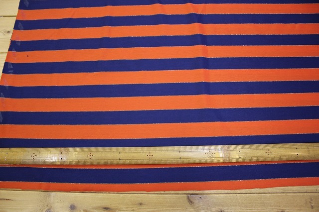 【副資材】先染め ボーダーニット150cm巾、1m50cm(63)拍卖