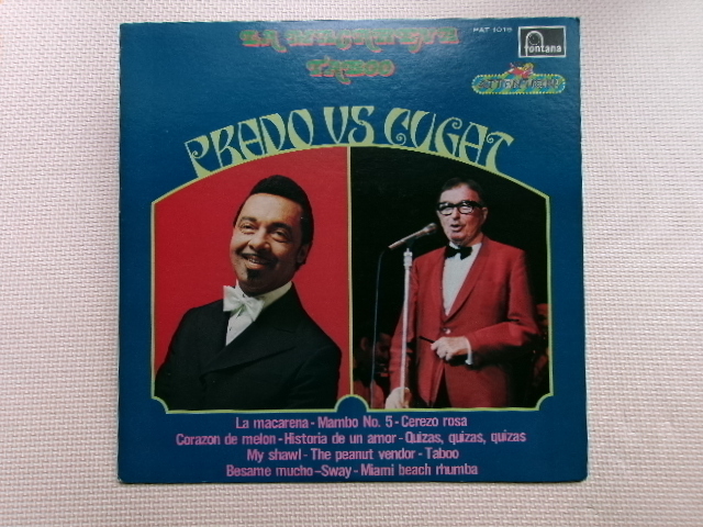 ラテン【LP】ペレスブラード楽団、ザビア・クガート楽団/闘牛士のマンボ/タブー プラード/クガート(PAT1015)(日本盤)拍卖