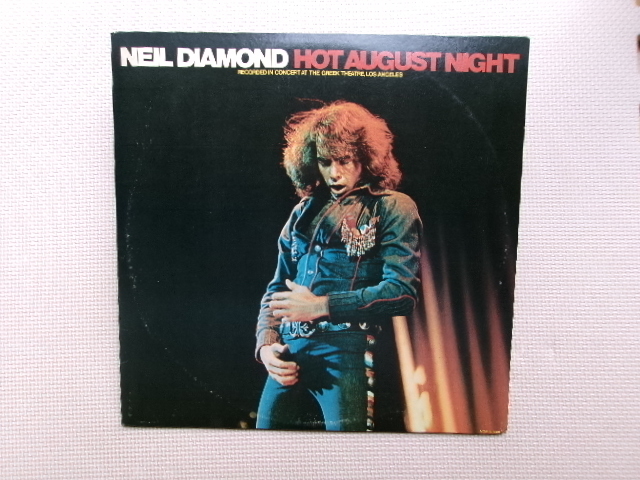 輸入盤*【2LP】Neil Diamond/Hot August Night(MCA2-8000)見開きJK拍卖