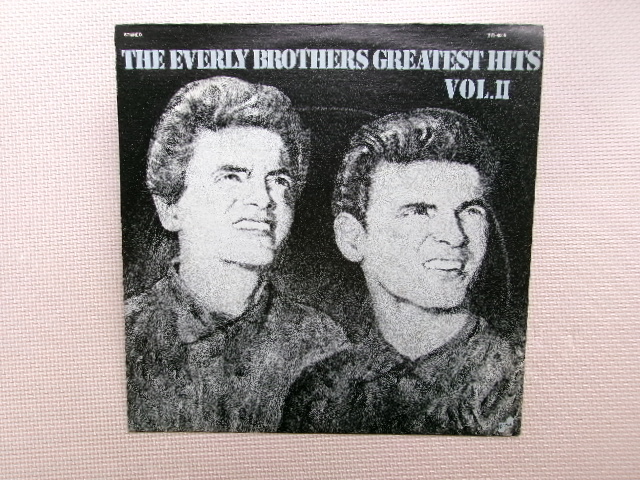 輸入盤*【LP】The Everly Brothers/Greatest Hits Vol. Ⅱ(BR-4005)拍卖