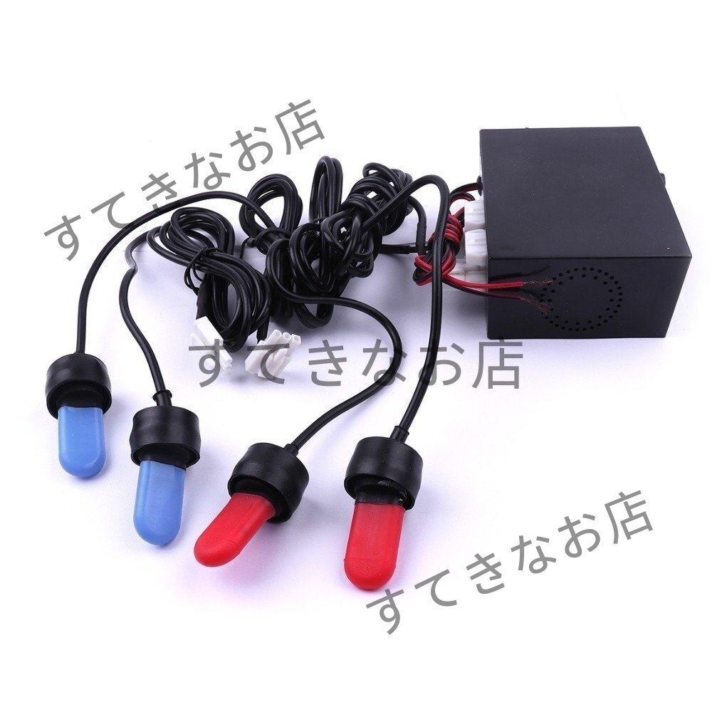 dc12V led カーフラッシュストロボライト u 字管警告電球ヘッドライトフラッシュコントローラライトランプ車の自動車拍卖