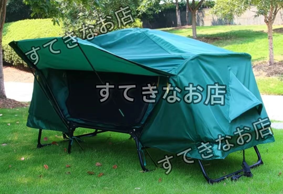 新入荷★実用品★テント 防雨 オフグラウンドテント 高品質/ 湿り防止 屋外キャンプ 二重 キャンプテント ビーチ釣りテント拍卖